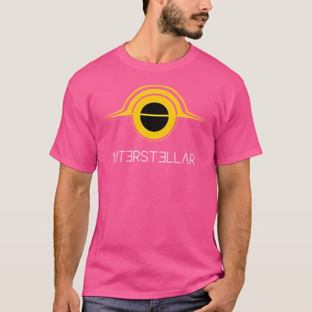 Camiseta Gargantua interestelar (amarillo) (Anverso)