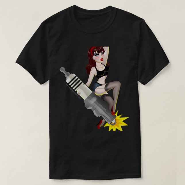 Camiseta Garge Honey Spark Plug (Diseño del anverso)