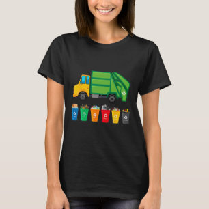 Camiseta Garge Truck Reuse Recycle Trash Collector Earth Da