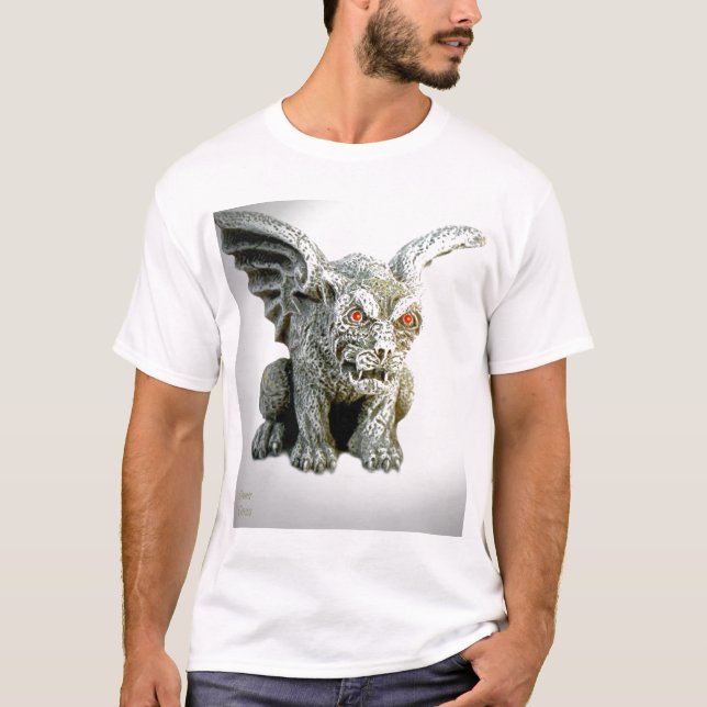 Camiseta gargoyle1_white/bgrnd (Anverso)