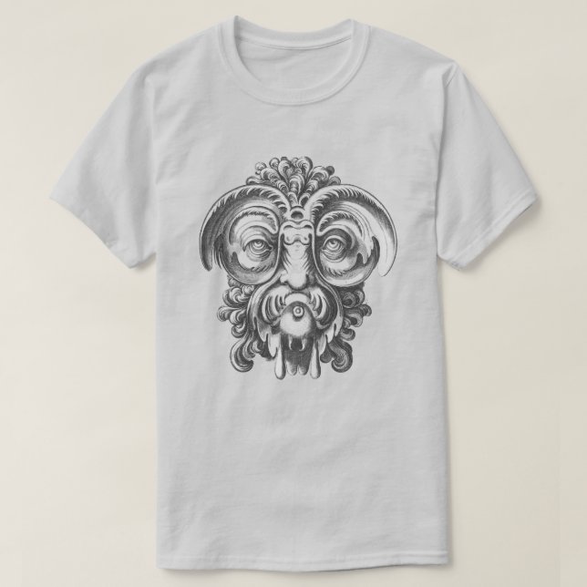 Camiseta Gargoyle Face T-Shirt (Diseño del anverso)