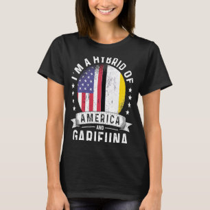 Camiseta Garifuna Patriota Estadounidense Grown Flag Humor