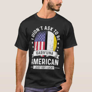 Camiseta Garifuna Patriota Estadounidense Grown Humor Flag