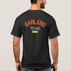 Camiseta Garland Texas 1891 Vintage Tx Retro Dallas America