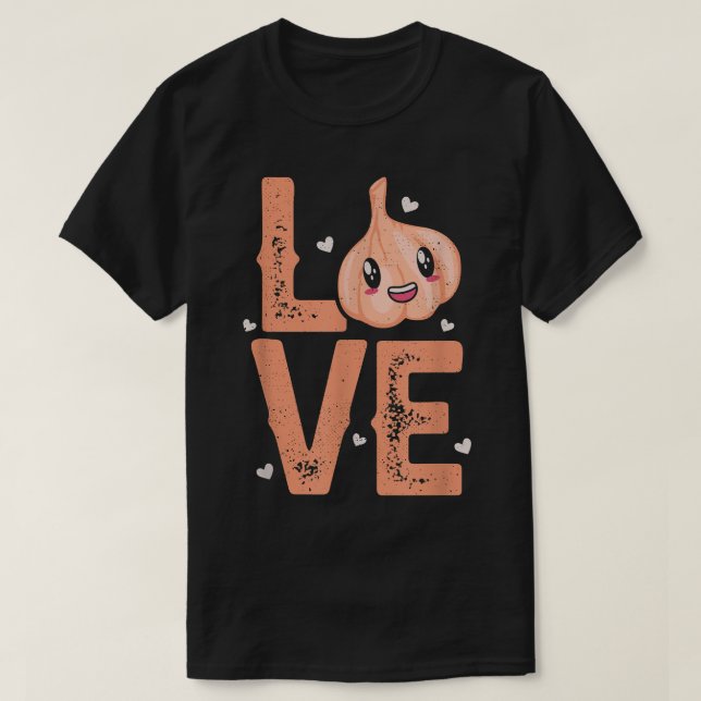 Camiseta Garlic Love Funny Cocinando Lover Kitchef Chef (Diseño del anverso)