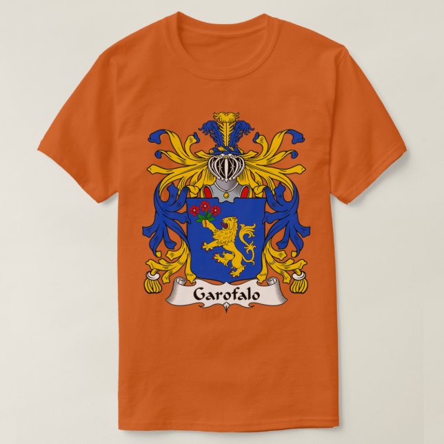 Camiseta Garofalo Escudo de armas Familia Crest ShirtTShirt (Diseño del anverso)