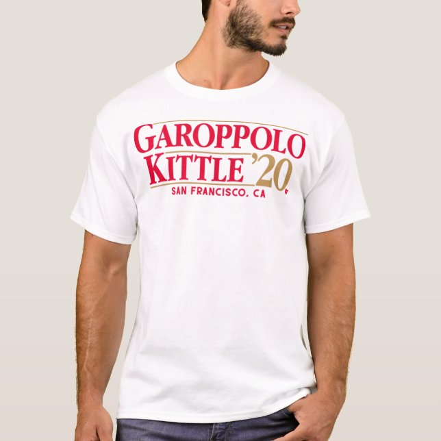 Camiseta Garoppolo & Kittle - Gatito Garoppolo 2 (Anverso)