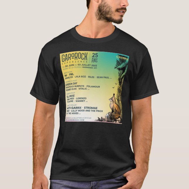 Camiseta Garorock Festival 2022   (Anverso)