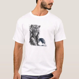 Camiseta garota indígena