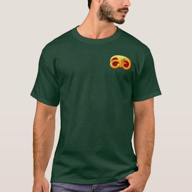 Camiseta Garra ardiente del animal del maya (Anverso)