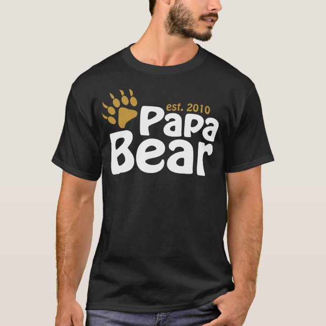 Camiseta garra de oso de la papá est 2010 (Anverso)
