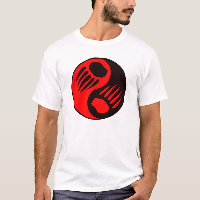 Camiseta Garra de oso Yin Yang (Anverso)