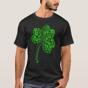 Camiseta Garra de perro gato Trébol del día de San Patricio