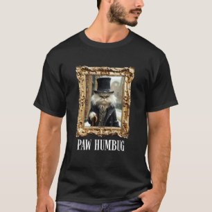 Camiseta Garra Humbug Gato Divertido Navidad Mascota Fiesta