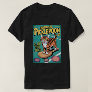 Camiseta Garras divertidas de pickleball crean caos con rem