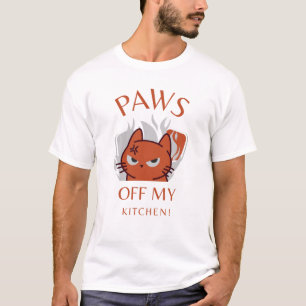 Camiseta ¡Garras Fuera de Mi Cocina! - Pickleball Felino