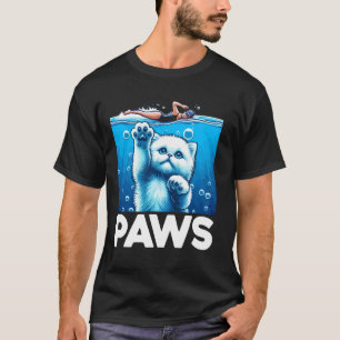 Camiseta Garras Gato Divertido Gatito Para Amantes De Tibur