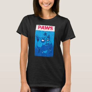Camiseta Garras Gato Gatito Para Tiburón Y Gato