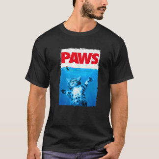 Camiseta Garras Gato y Ratón Divertido Lindo Amante de los