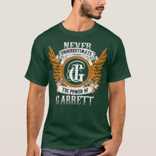 Camiseta Garrett Name Shirt Nunca Subestima El Poder O