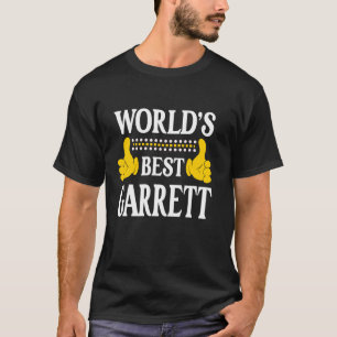 Camiseta Garrett Surname Team Family Apellido Mejor