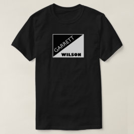Camiseta Garrett Wilson Blanco y Negro
