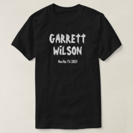 Camiseta Garrett Wilson Negro