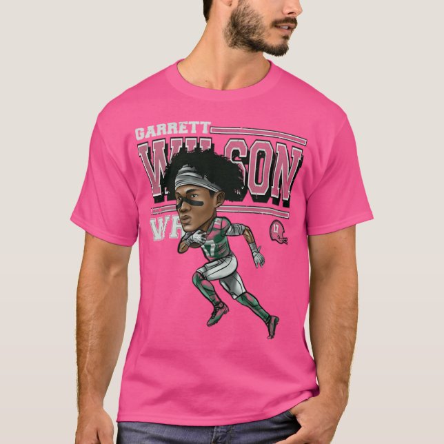 Camiseta Garrett Wilson New York J Personalizado Star (Anverso)
