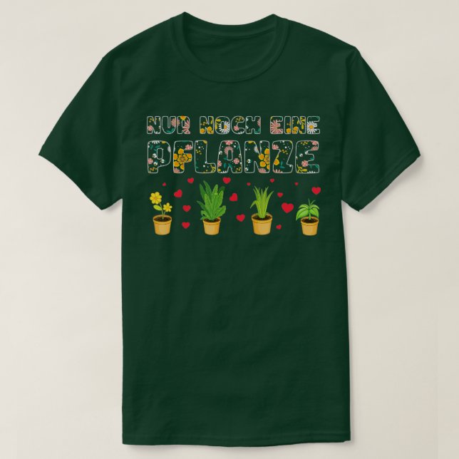 Camiseta Garten Nur Noch Ein Pflanzner Funny Hob (Diseño del anverso)