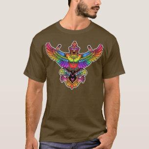 Camiseta garuda dios wings rainbowcore