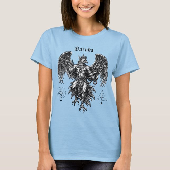 Camiseta Garuda El Águila Humanoides (Anverso)