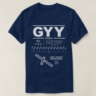 Camiseta Gary / Chicago International Airport GYY T-Shirt