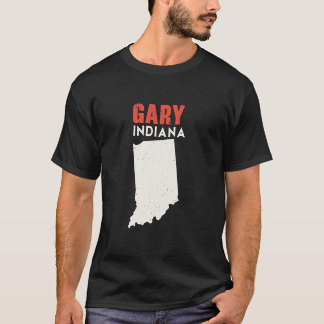 Camiseta Gary Indiana Estados Unidos Estados Unidos Viaja I (Anverso)