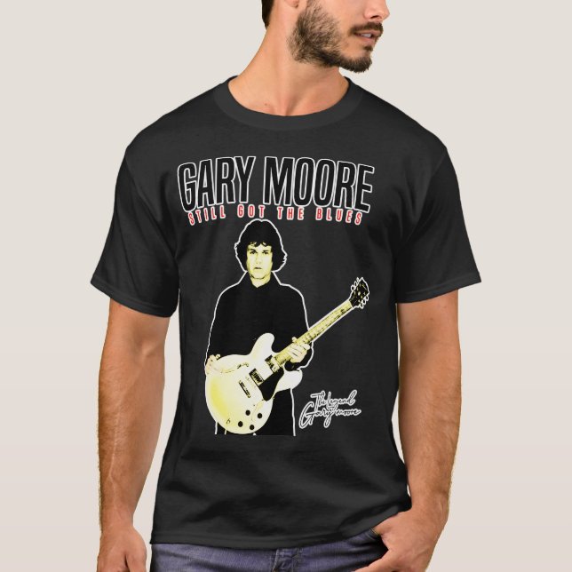 CAMISETA GARY MOORE AÚN TIENE EL BLUES (Anverso)