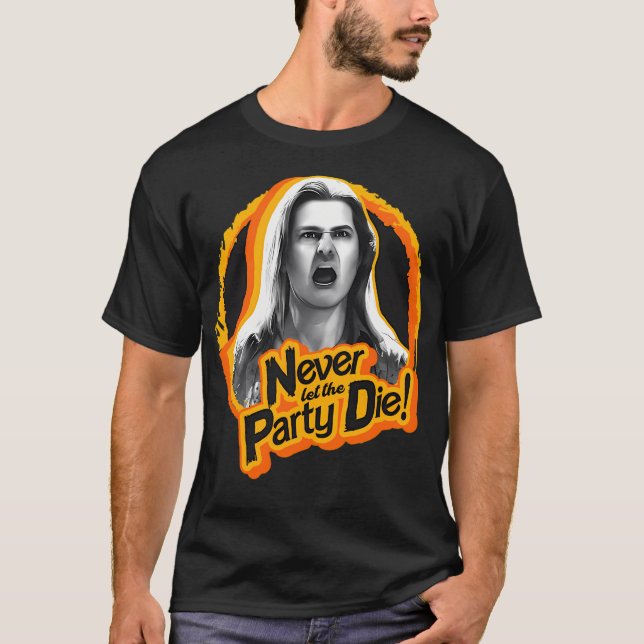 Camiseta Gary - Nunca Dejes que la Fiesta Muera (Anverso)