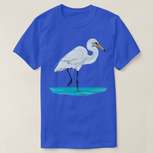 Camiseta Garza blanca (Diseño del anverso)