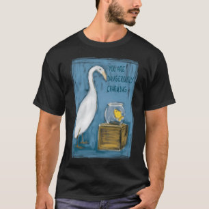 Camiseta Garza encantadora y pez
