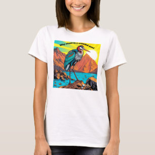 Camiseta Garza junto al agua