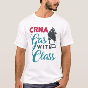 Camiseta Gas CRNA con una valoración divertida de la clase