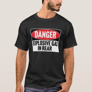 Camiseta GAS EXPLOSIVO DE PELIGRO EN retro 80 retro vintage