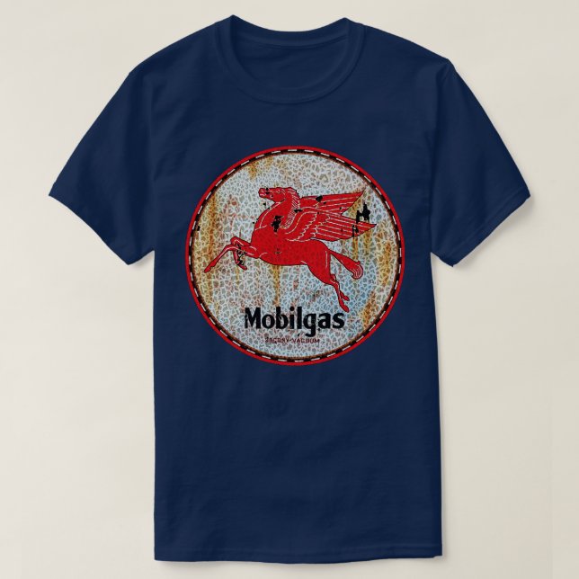 Camiseta gas pegasus vintage (Diseño del anverso)