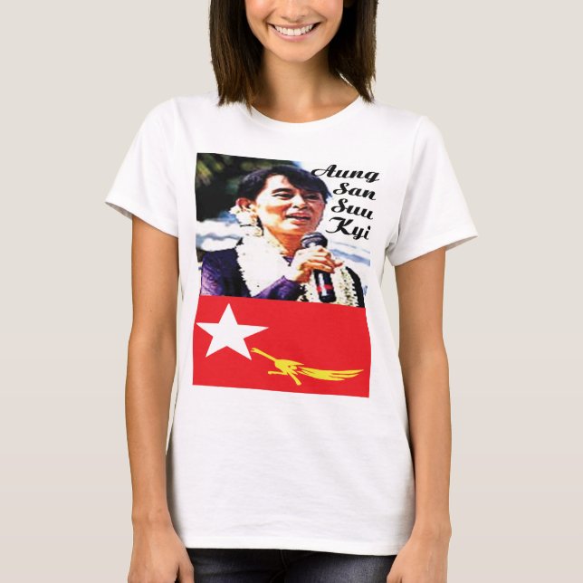 Camiseta GAS T - Política-Aung San Suu Kyi (Anverso)