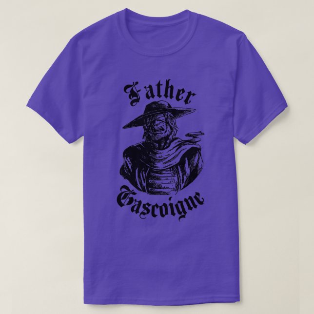 CAMISETA GASCOIGNE, PADRE SANGRIENTA (Diseño del anverso)