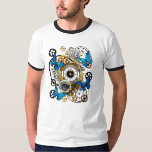 Camiseta Gases de vapor y mariposas azules
