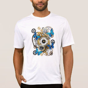 Camiseta Gases de vapor y mariposas azules