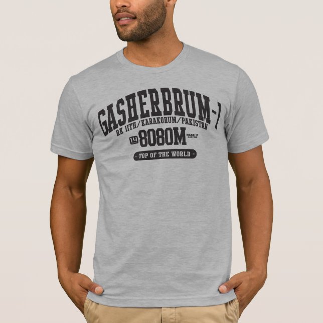 Camiseta Gasherbrum 1 (Anverso)