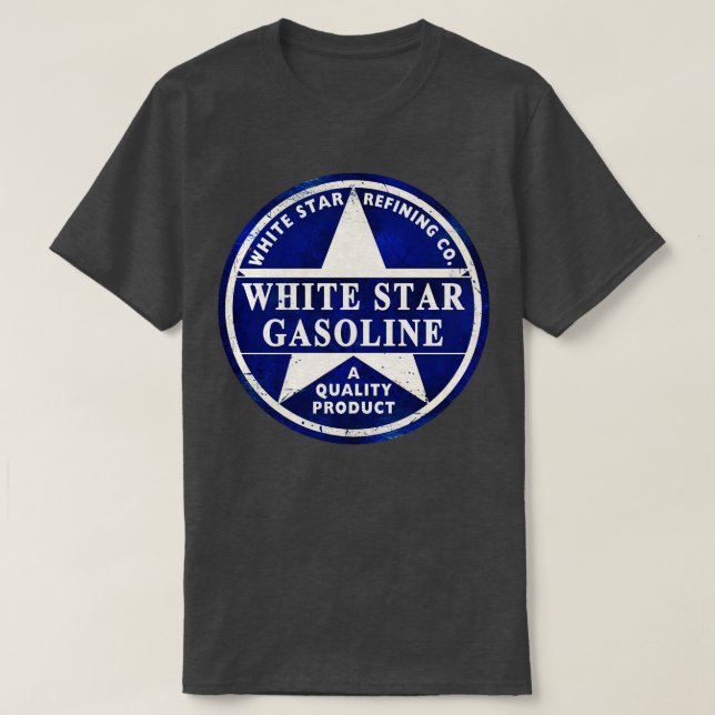Camiseta Gasolina blanca (Diseño del anverso)