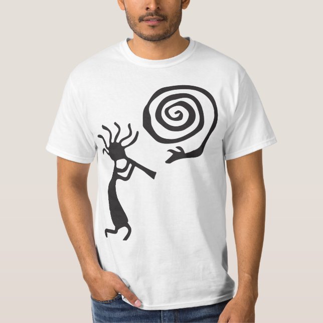 Camiseta Gasolina espiral Kokopelli T-Shirt (Anverso)