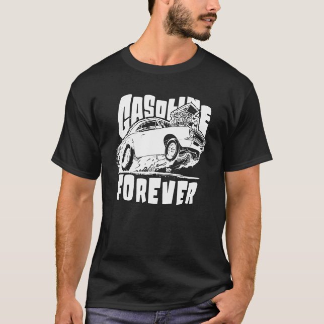 Camiseta Gasolina Forever Gas Car (Anverso)