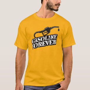 Camiseta Gasolina para siempre - Mecánicos y Amantes del Ga